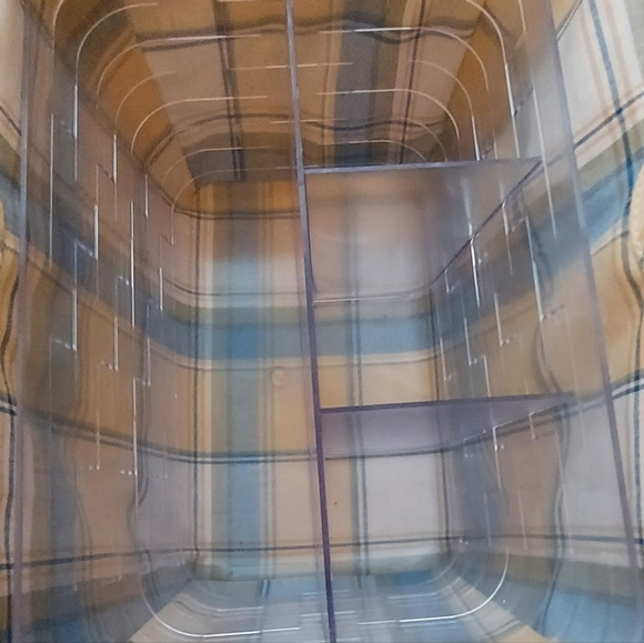 Longaberger White-Washed Spring Basket w/Liner & Protector - Picture 4 of 4